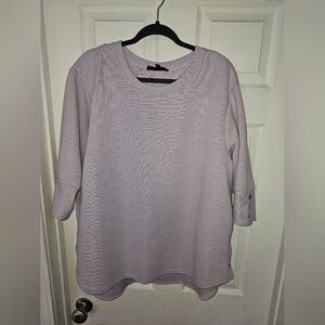Women's Lavender Top 1X Jane Delancey